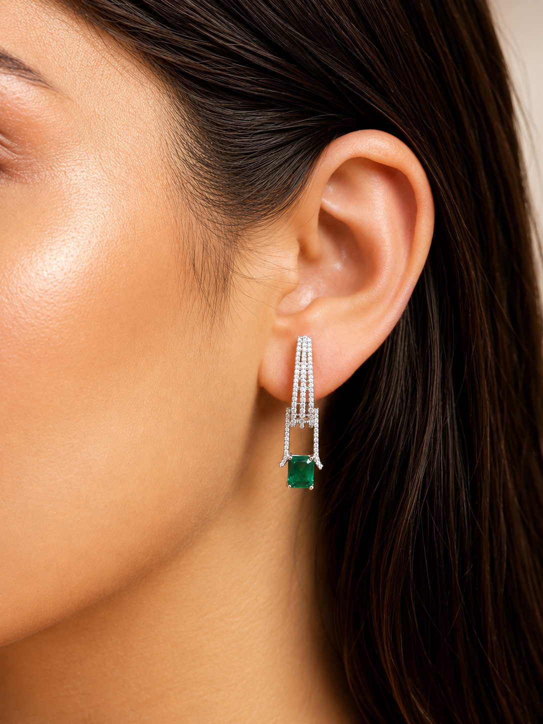 Emerald Skyline Hoops