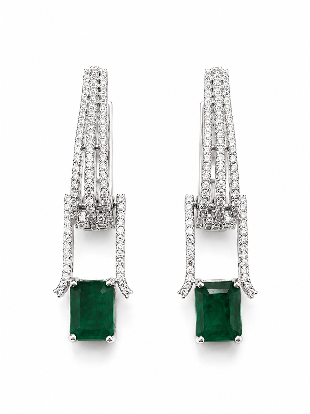 Emerald Skyline Hoops