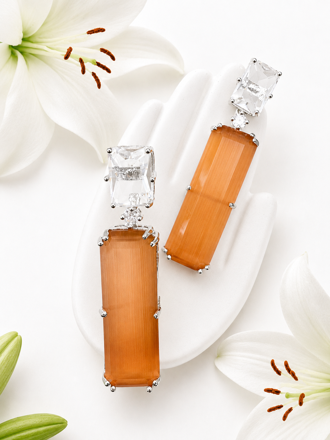 Amber Allure Earrings