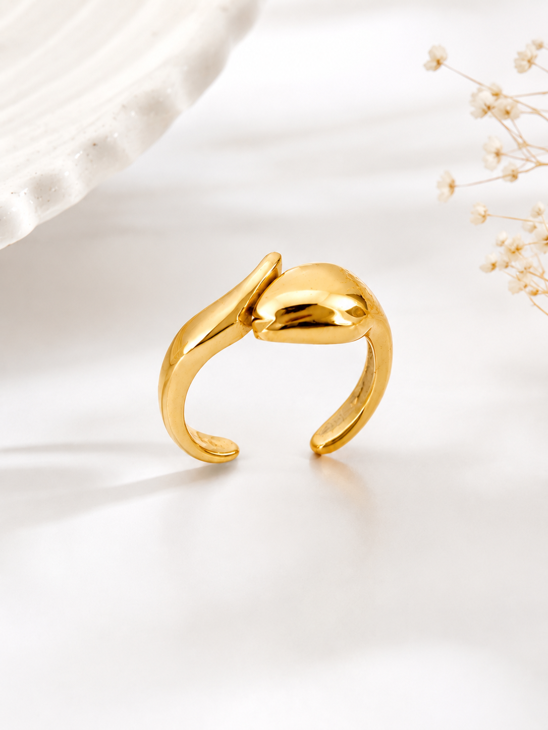 Golden Serpent Ring