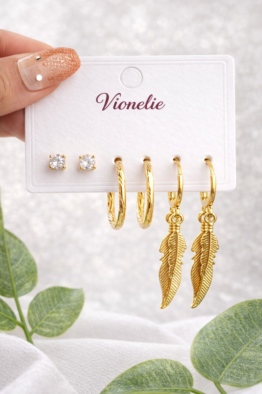 Golden Feather Glow Set
