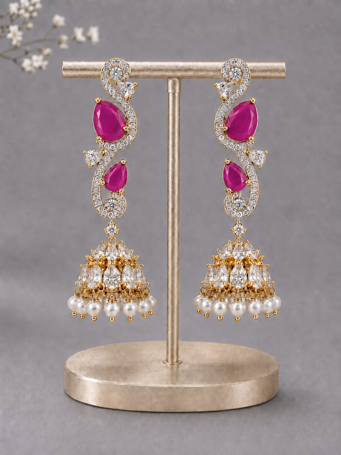 Gulnaar Shobha Jhumka