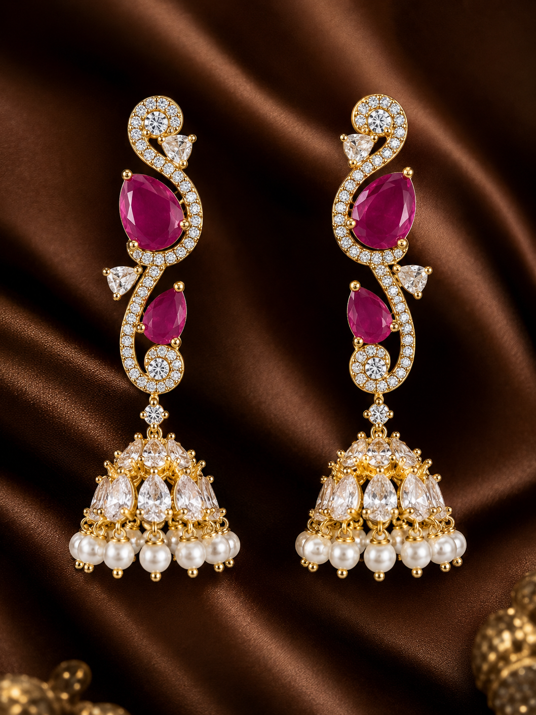 Gulnaar Shobha Jhumka