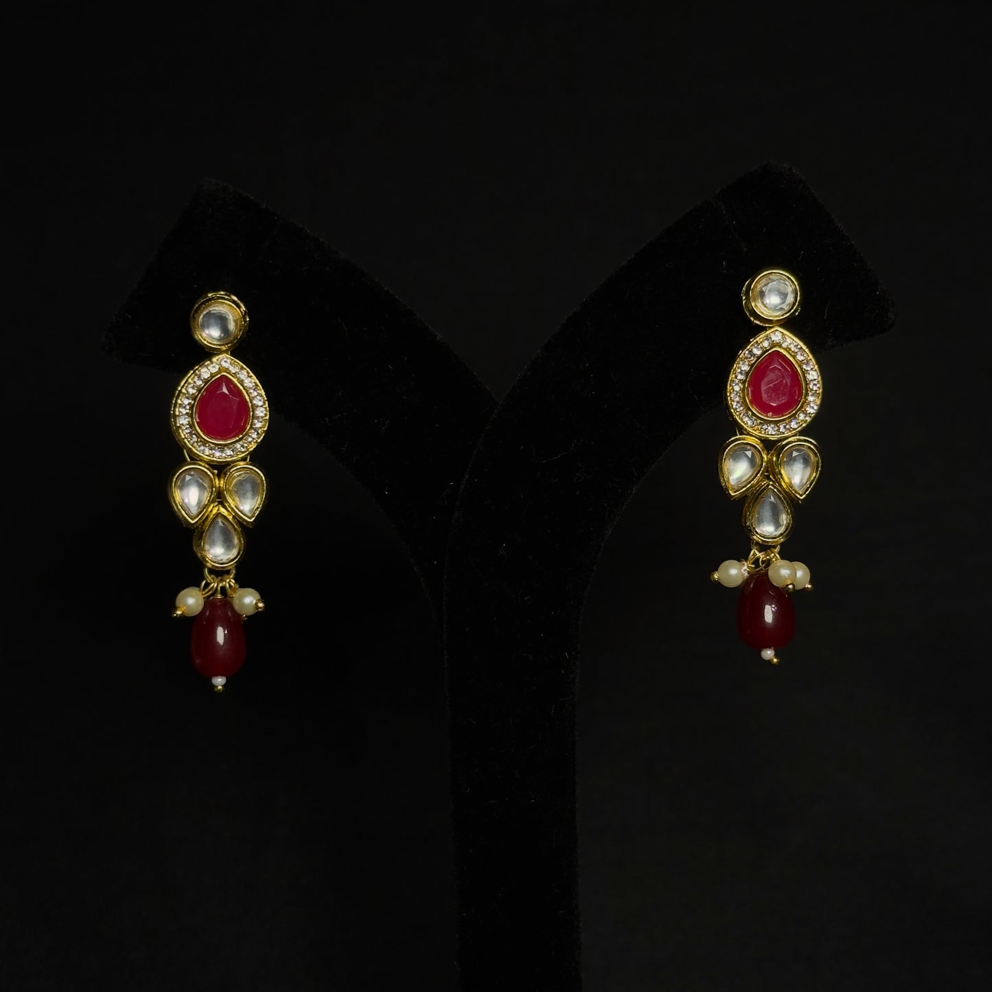 Heritage Red Kundan Choker Set