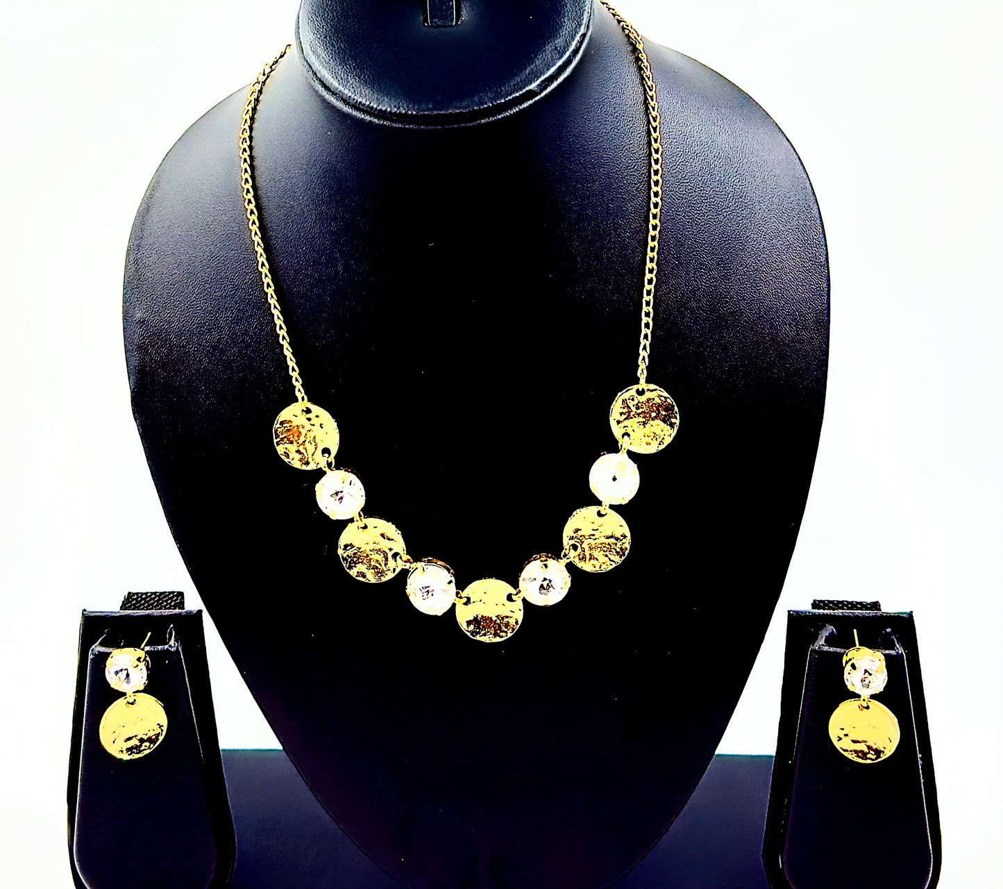 Crystal Burst Necklace Set