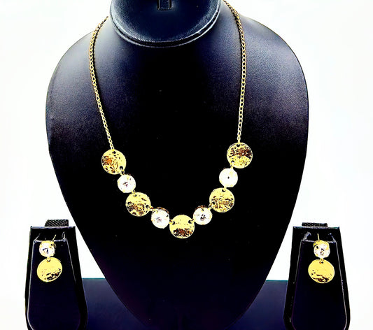 Crystal Burst Necklace Set