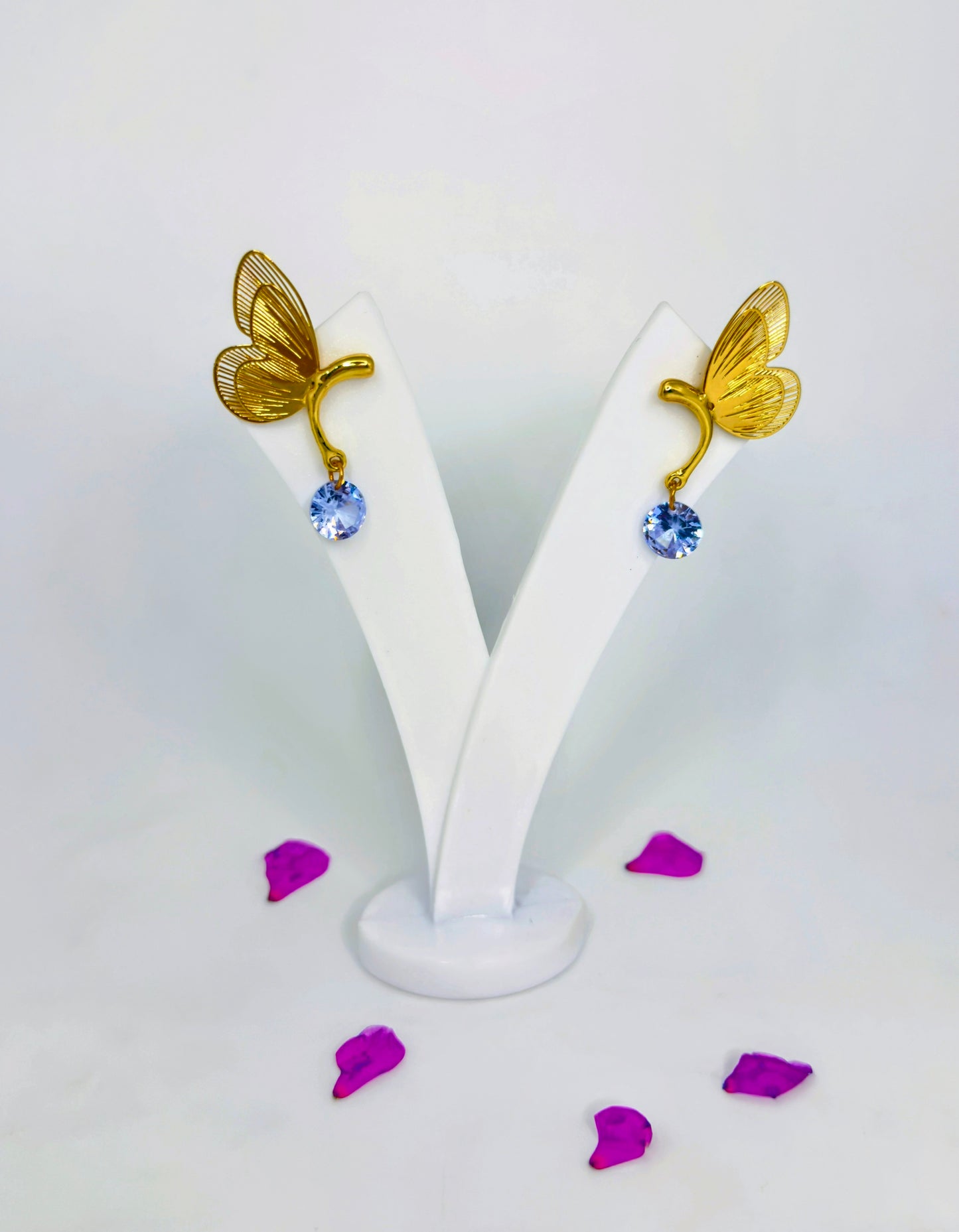 Falling Star Butterfly Earrings