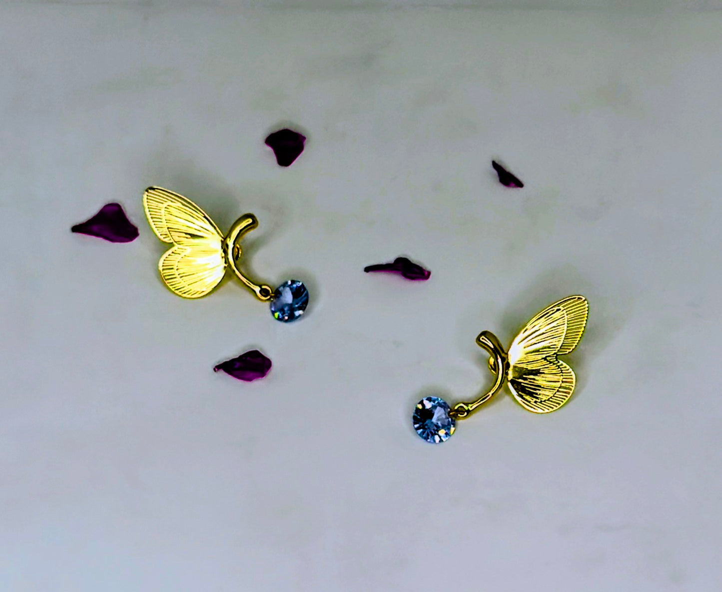 Falling Star Butterfly Earrings
