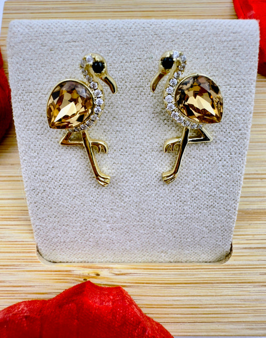 Cute Flamingo Studs