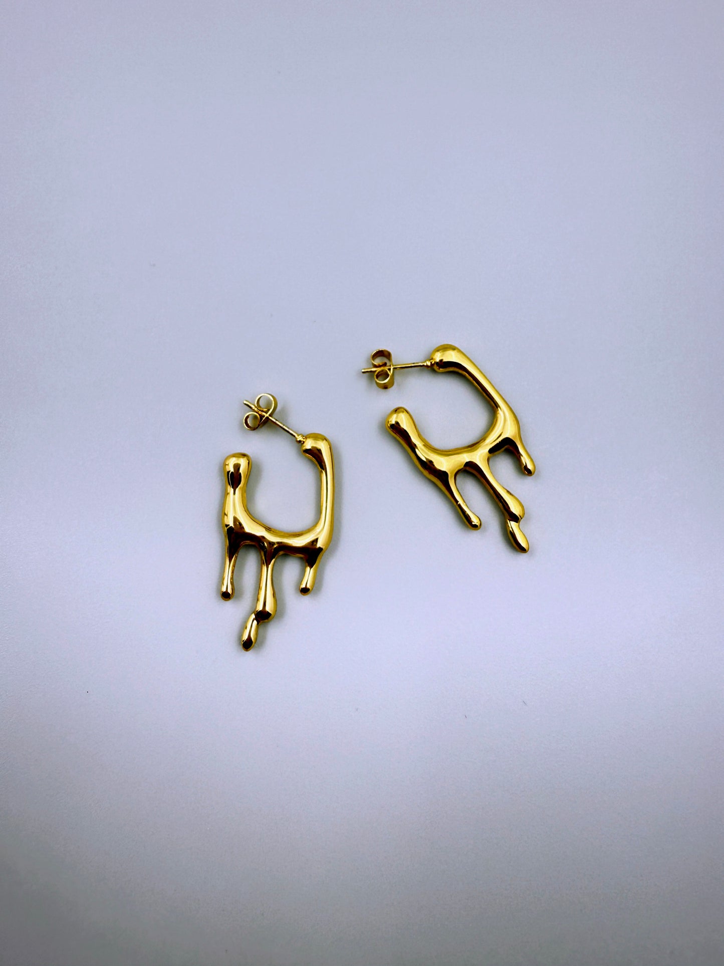 Melting Gold Hoops