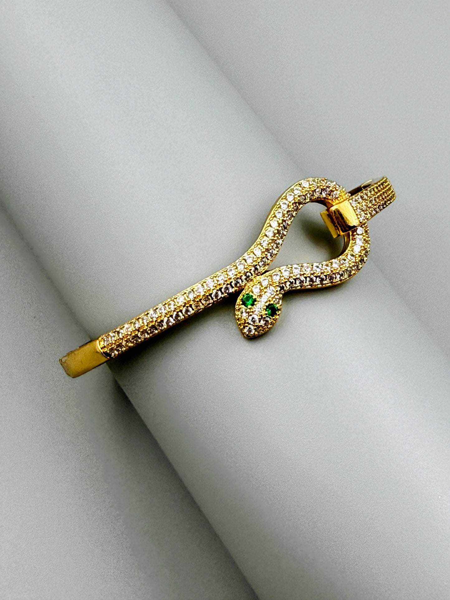 Delicate Diamond Snake Bracelet