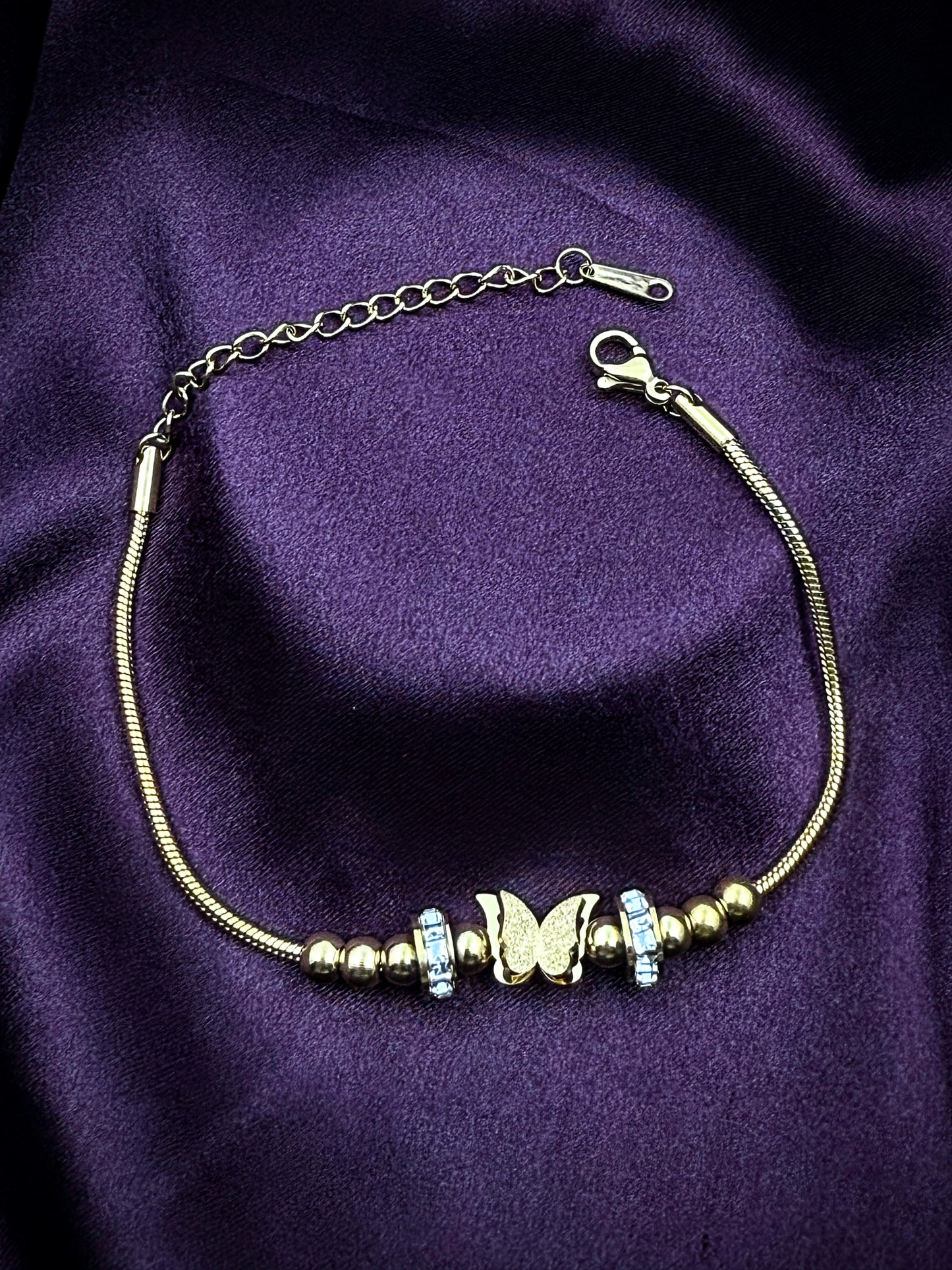 Shiny Butterfly Bracelet