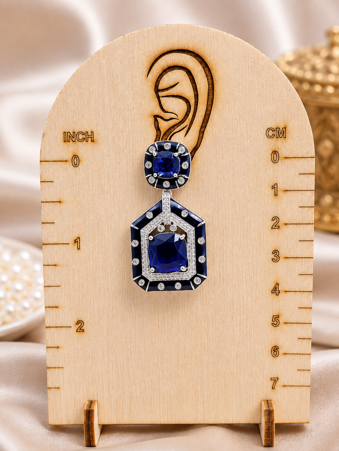 Imperial Sapphire Earrings