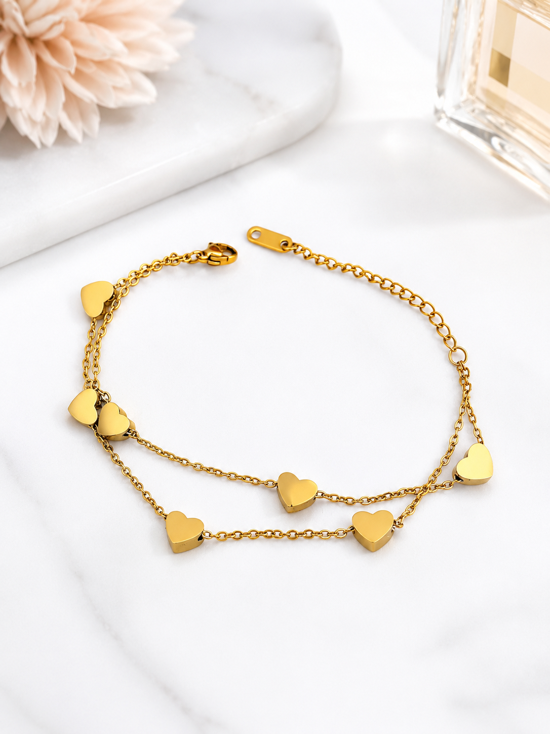 Interlinked Hearts Bracelet