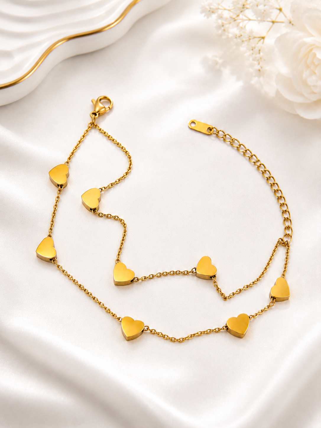 Interlinked Hearts Bracelet
