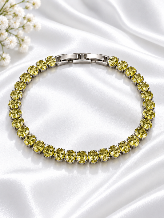 Limoncello Glow Tennis Bracelet