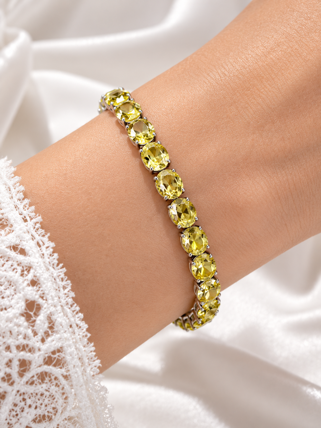 Limoncello Glow Tennis Bracelet