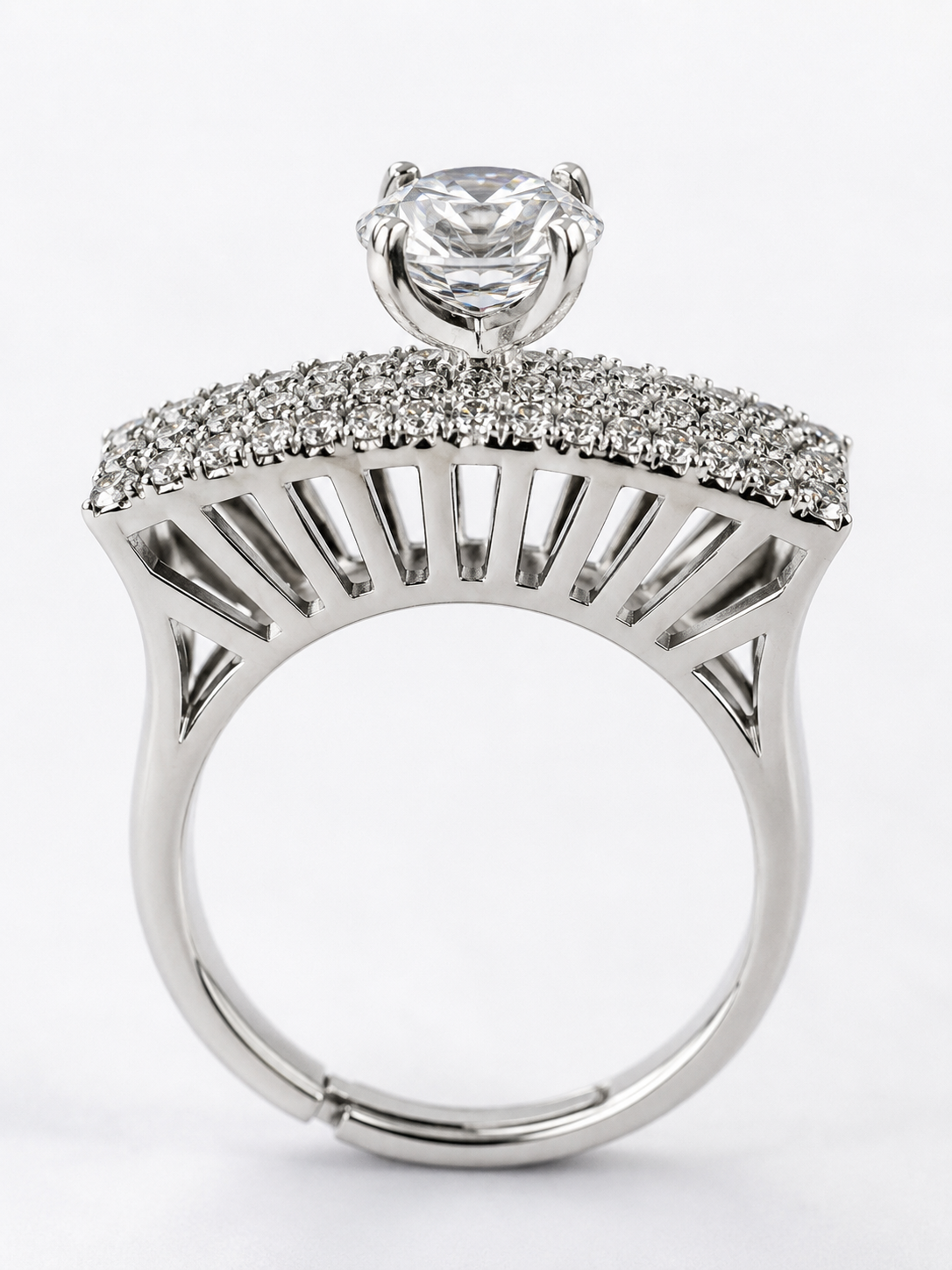 Lunaria CZ Ring