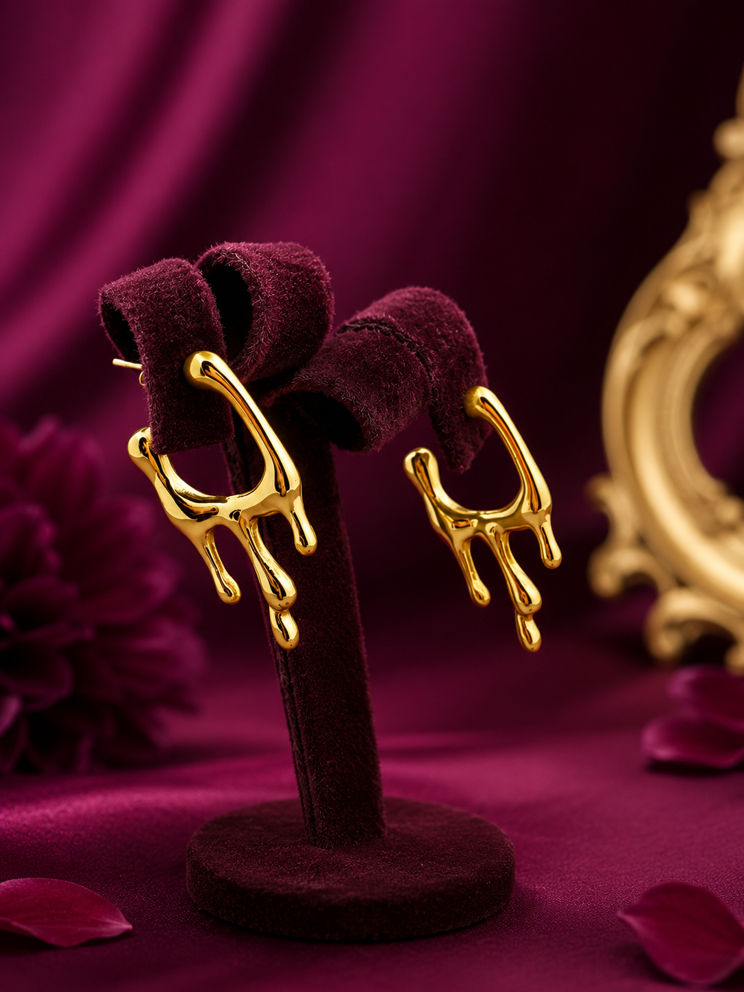Melting Gold Hoops