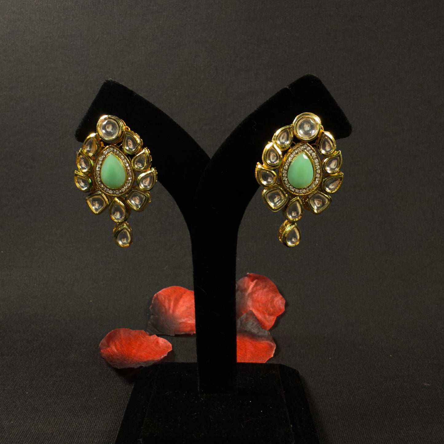 Mint Bloom Kundan Set