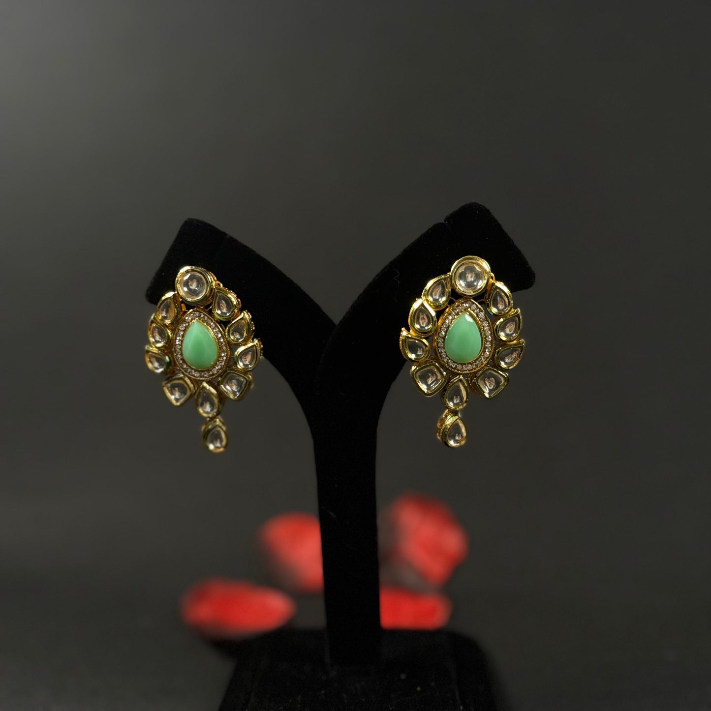 Mint Bloom Kundan Set