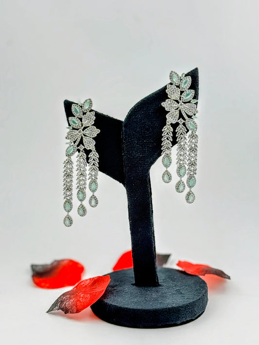 Mint Wisteria Earrings