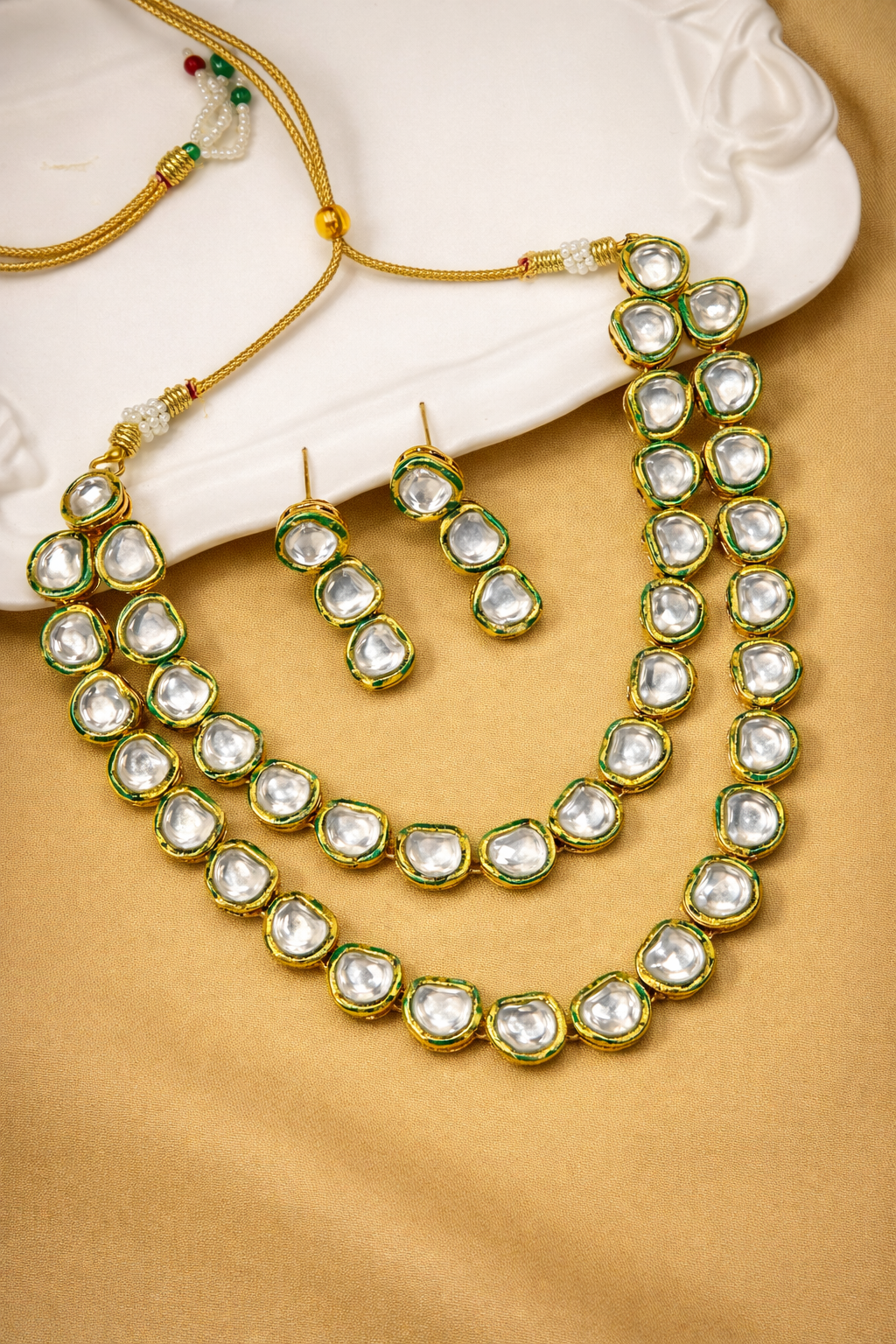 Modern Lass Kundan Necklace Set
