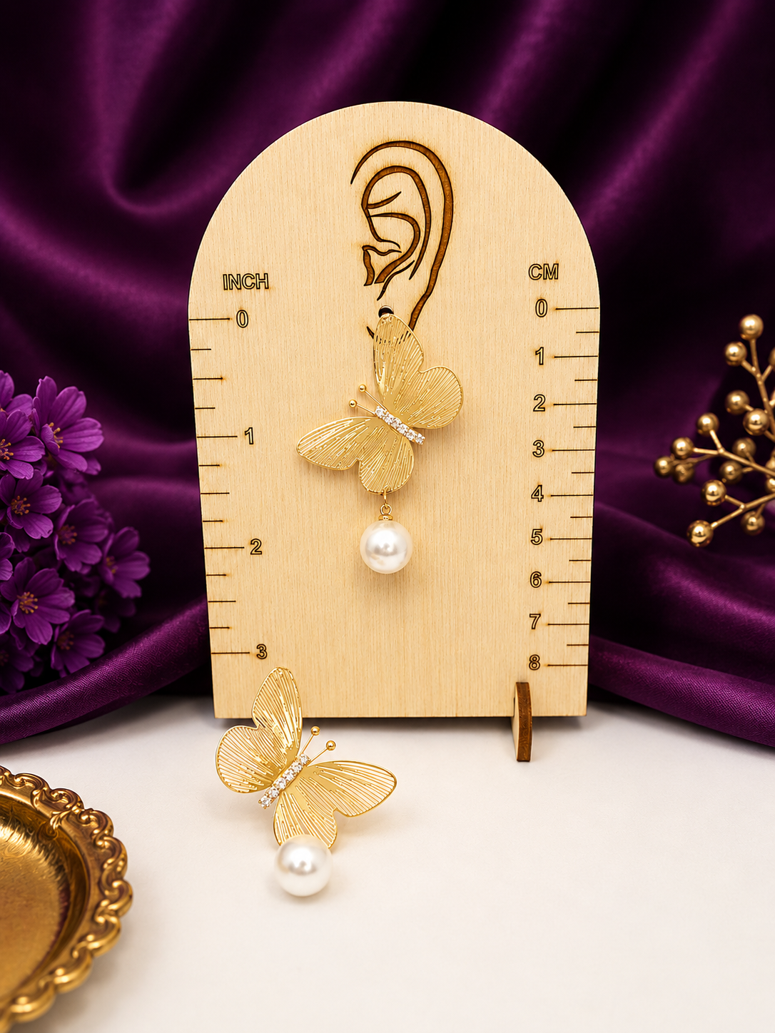 Moondrop Butterfly Earrings
