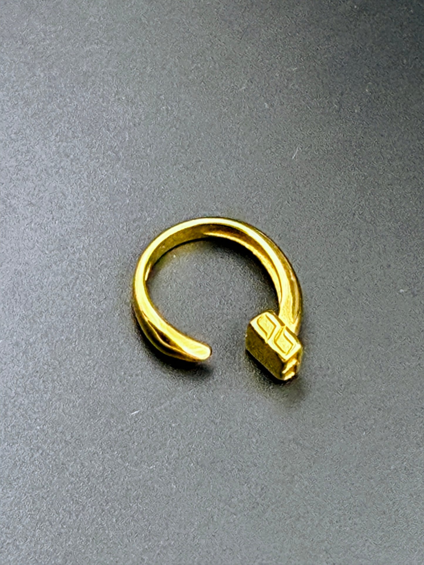 Nailed It Adjustable Ring