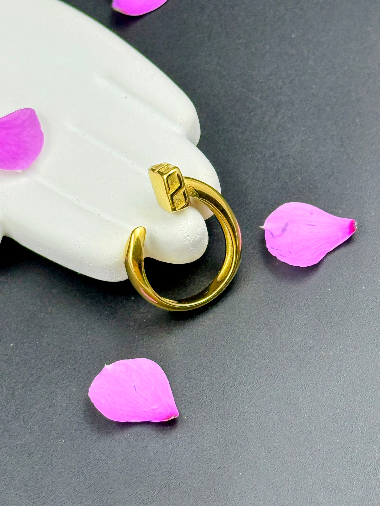 Nailed It Adjustable Ring