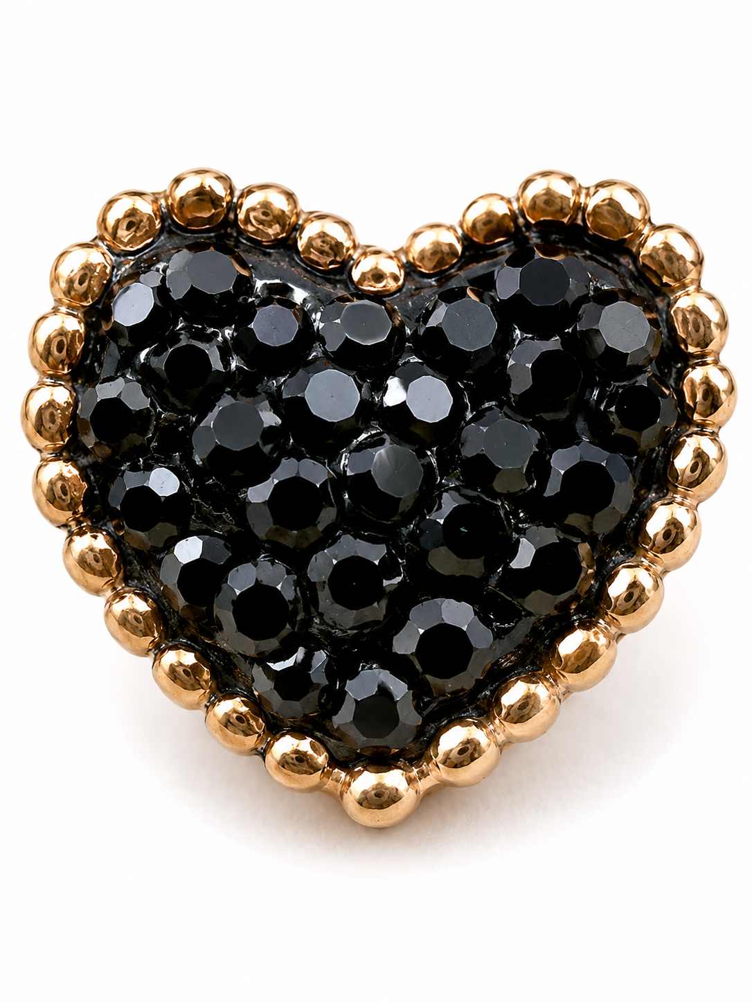 Noir Heart Studs