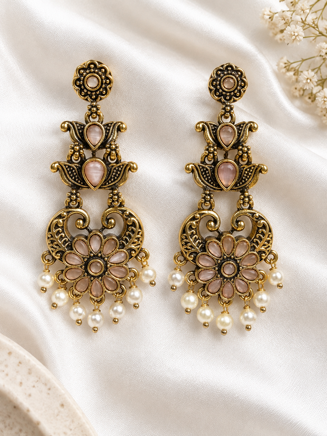Padma Blush Danglers