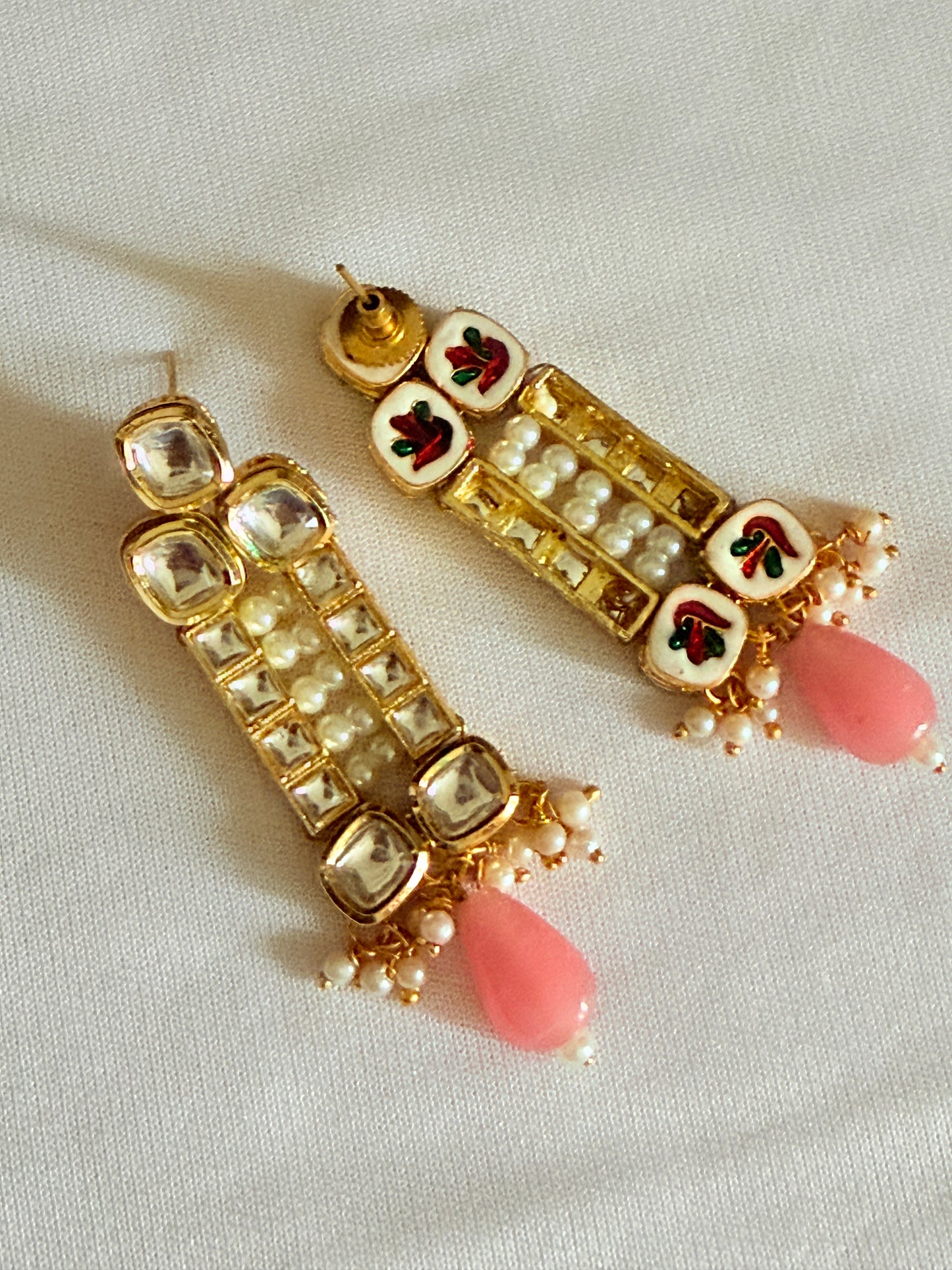 Pearl Polki Kundan Set