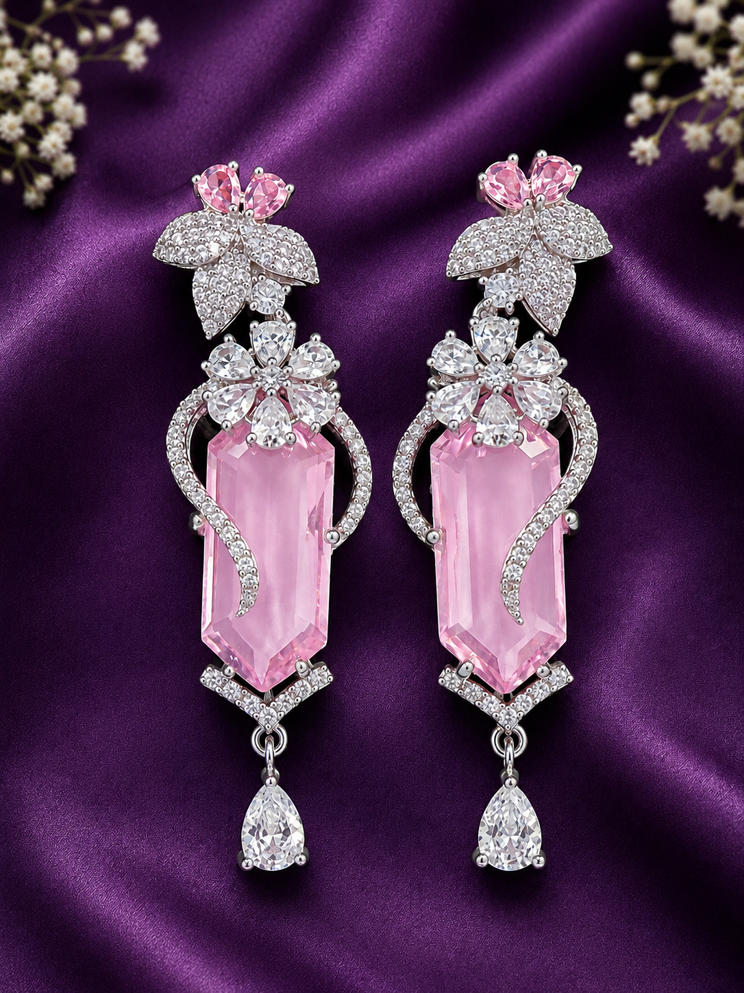 Peony Charm Earrings