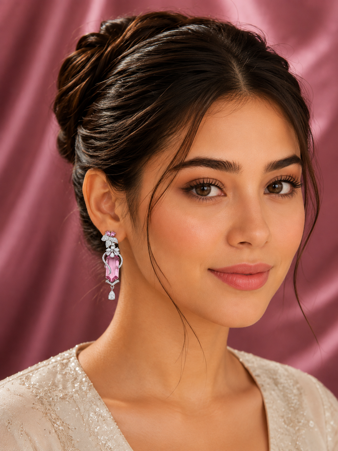Peony Charm Earrings