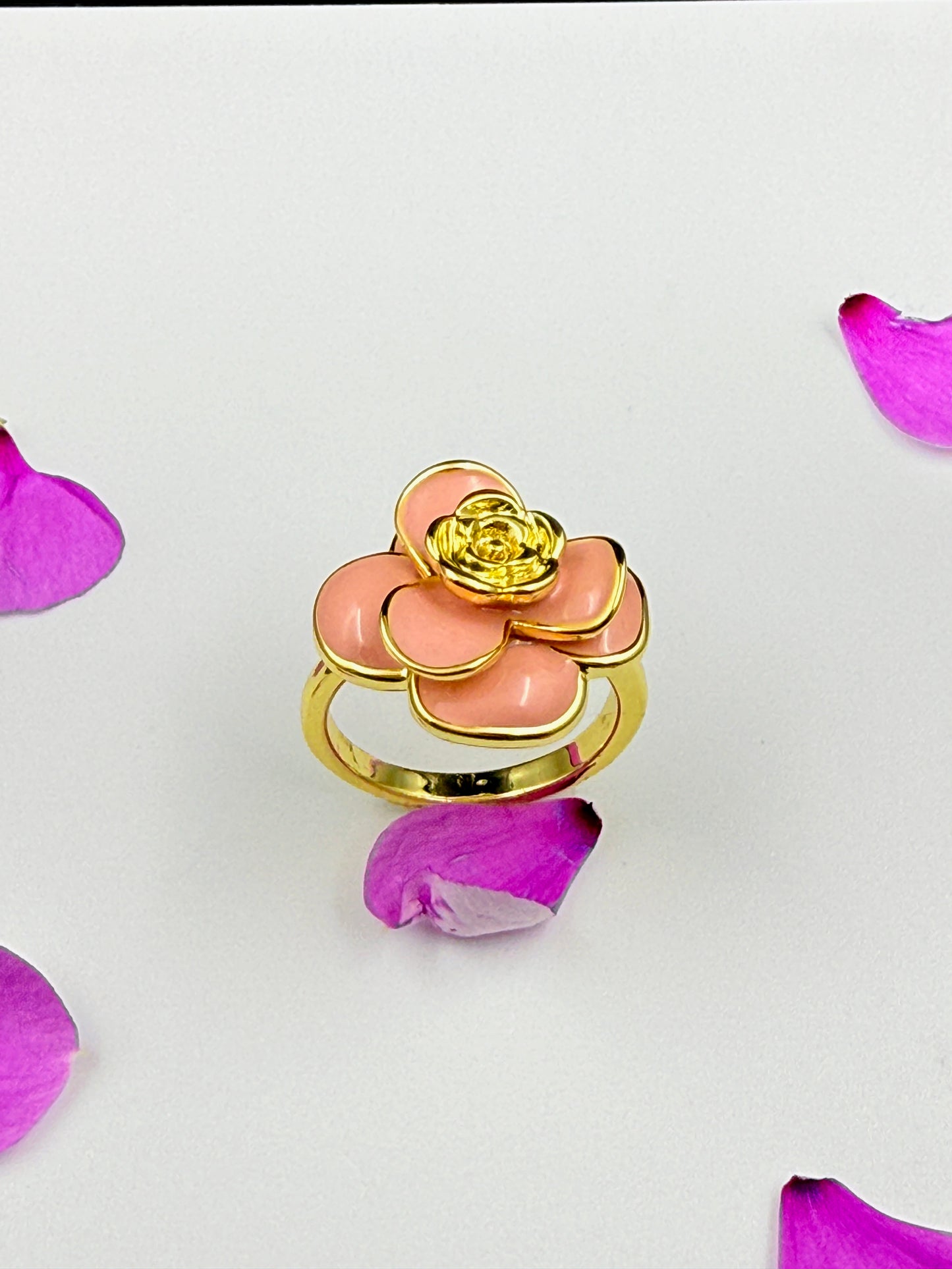 Pink Daisy Ring