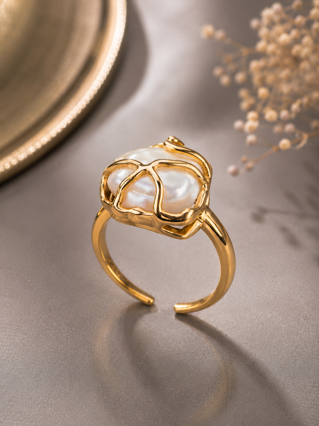 Princess Grace Pearl Ring