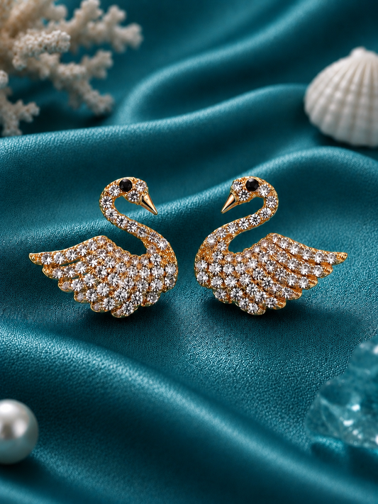 Regal Swan Studs