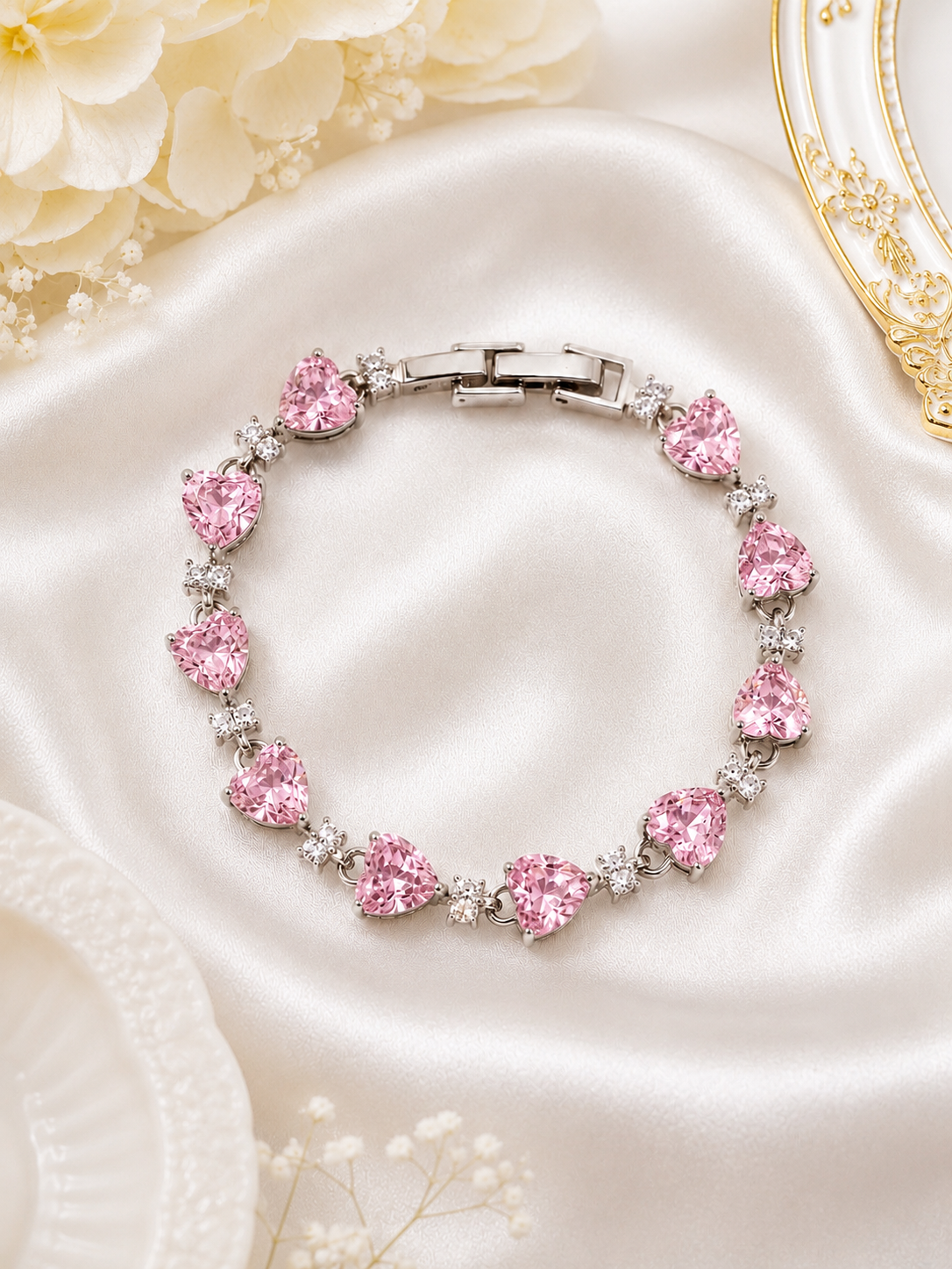 Rosaline Hearts Bracelet