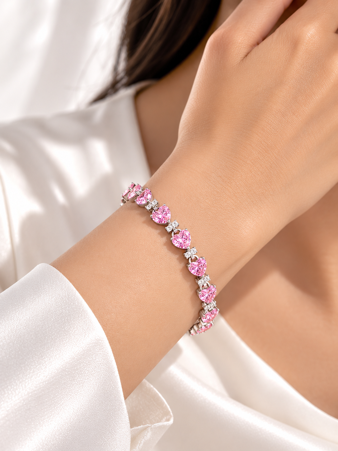 Rosaline Hearts Bracelet