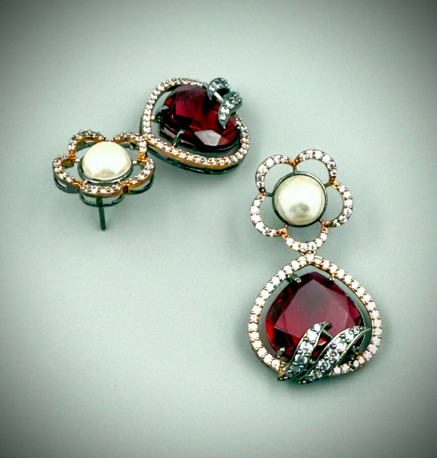 Rosy Affair Drop Earrings