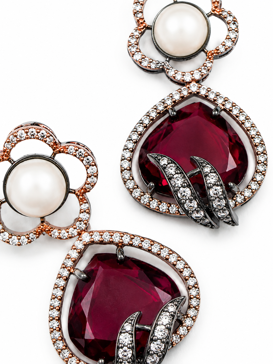 Rosy Affair Drop Earrings
