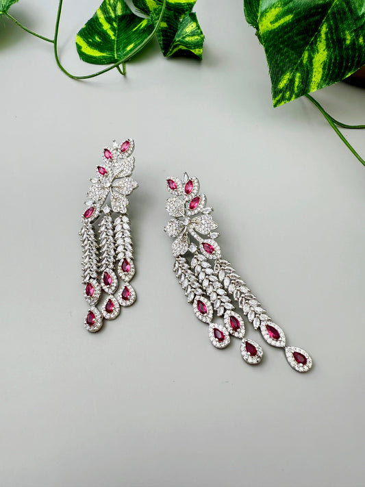 Ruby Cascade Earrings