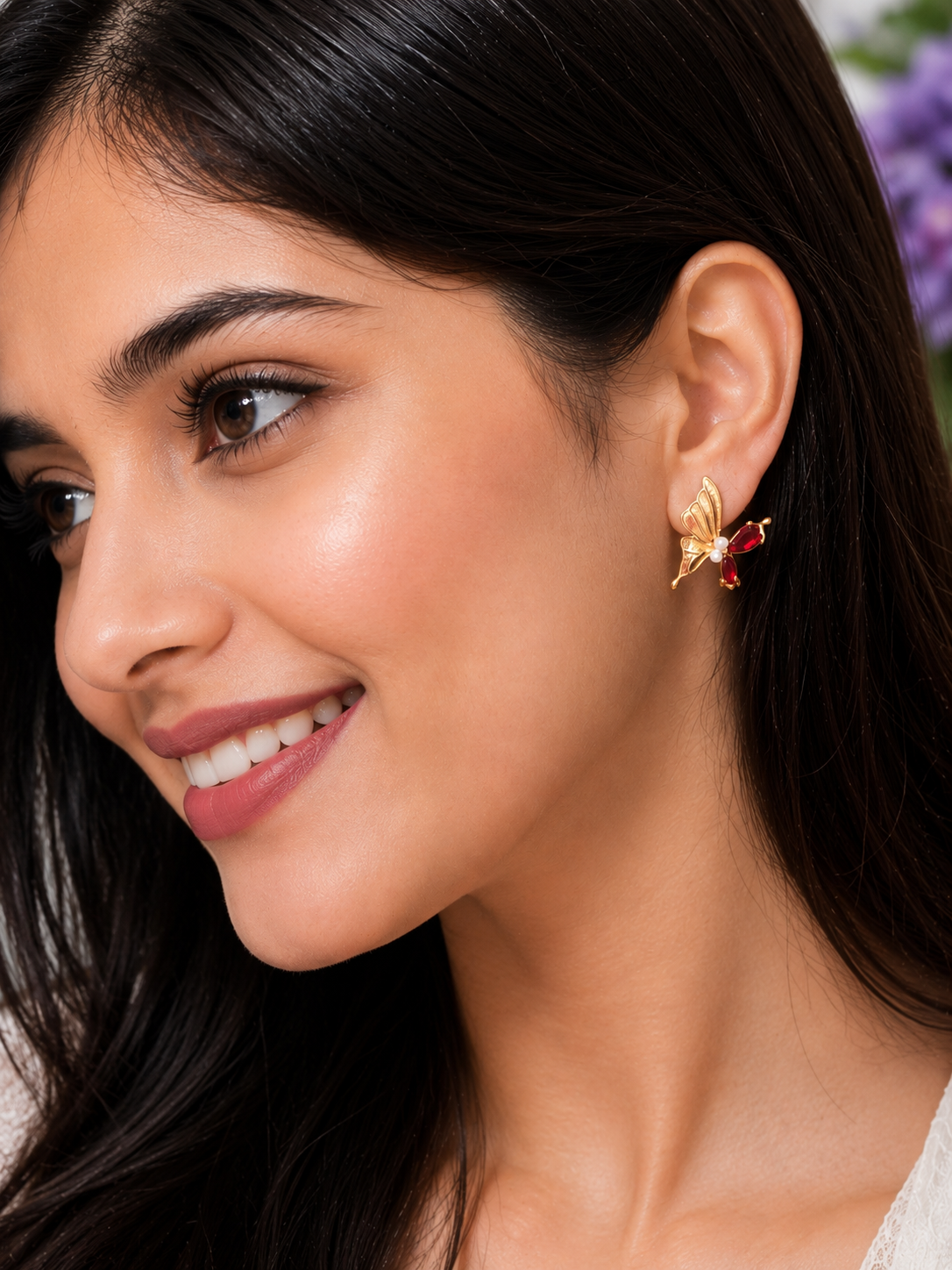 Ruby Flutter Studs