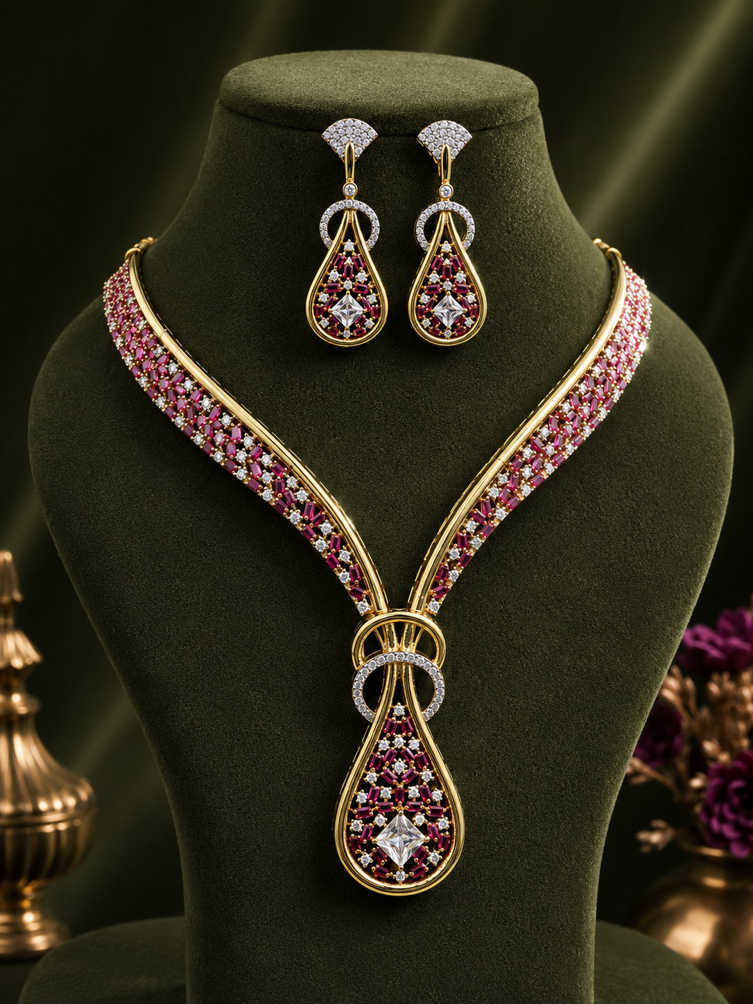 Ruby Mosaic Set