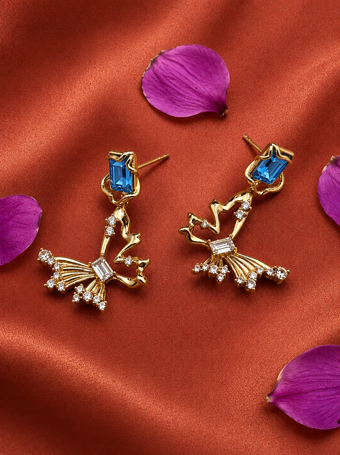 Sapphire Waltz Earrings