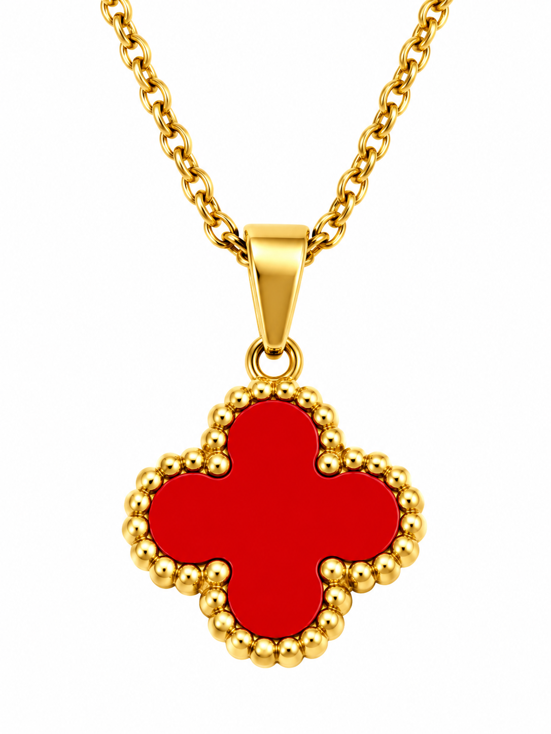 Crimson Blossom Clover Set