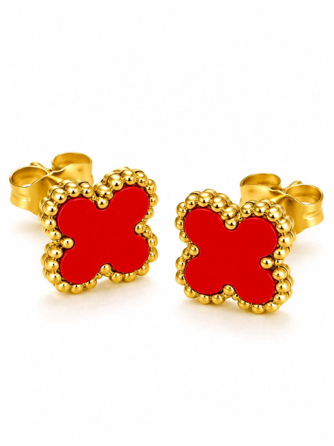 Crimson Blossom Clover Set