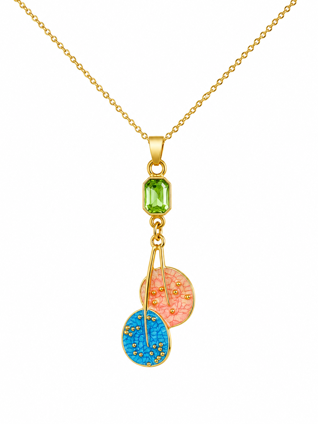 Seraya Enamel Drop Necklace Set