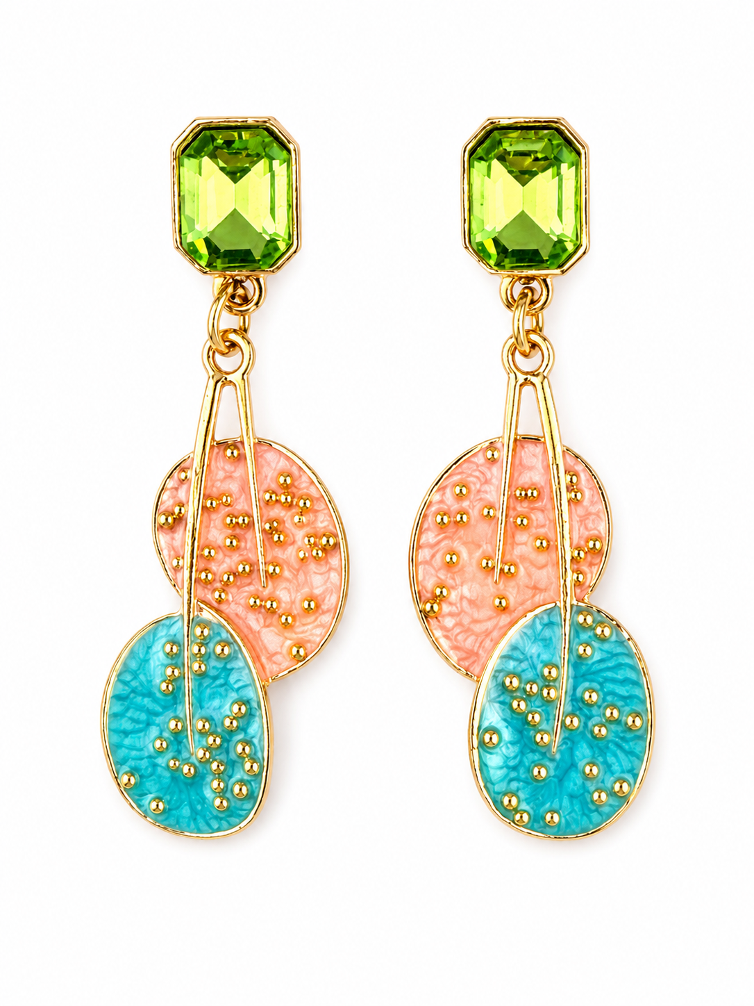 Seraya Enamel Drop Necklace Set